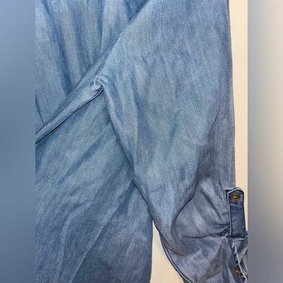 Velvet Heart Women’s Clothing Jean Jacket Button Up Embroidered Size Medium - Picture 13 of 16